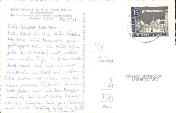 Wannsee Restaurant Bad Stölpchensee – Bild 2