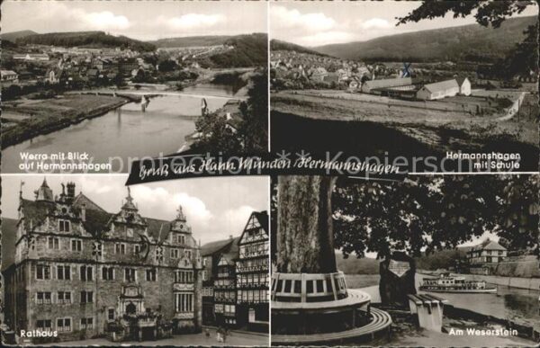 Hermannshagen Panorama Werra Schule Weserstein Rathau