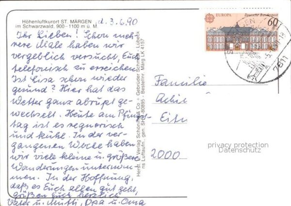 St Maergen Höhenluftkurort Schwarzwald Fliegeraufn – Bild 2