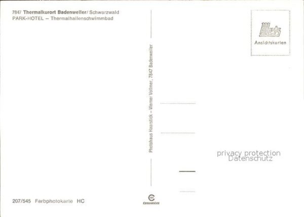 Badenweiler Parkhotel Thermalhallenschwimmbad Kuror – Bild 2
