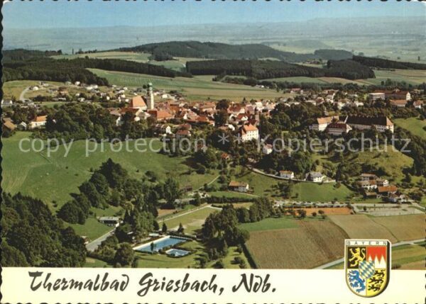 Bad Griesbach Rottal Thermalbad Luftkurort Wappen Fliegerauf