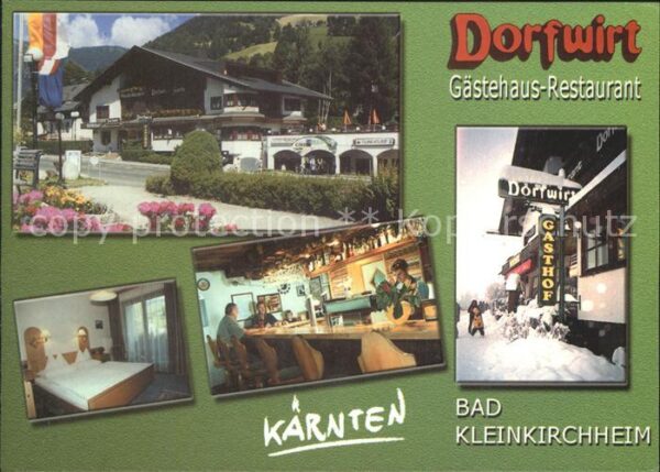 Bad Kleinkirchheim Kaernten Gästehaus Restaurant Dorfwirt