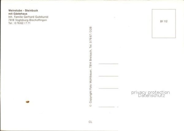 Bischoffingen Weinstube Steinbuck mit Gästehaus Weina – Bild 2