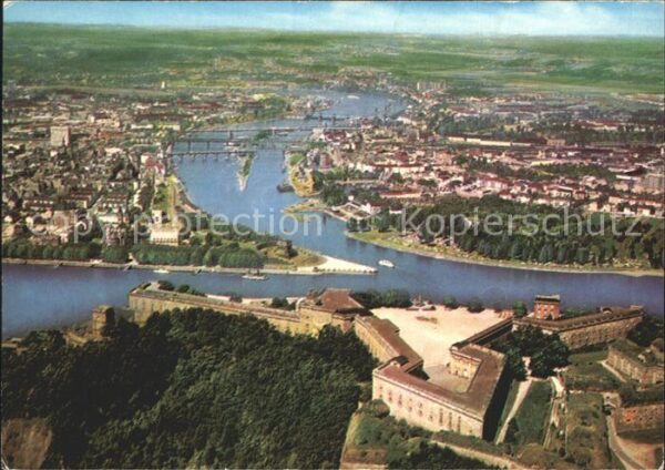 Koblenz Rhein Festung Ehrenbreitstein Deutsches Eck M