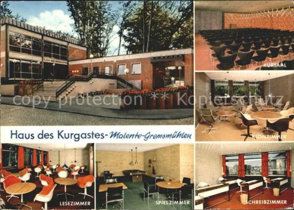 Malente-Gremsmuehlen Haus des Kurgastes Kursaal Klönzimmer S