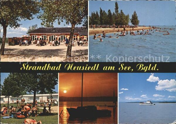 Neusiedl See Strandbad Sonnenuntergang Neusiedlersee