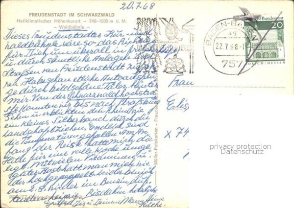 Freudenstadt Waldbähnle Heilklimatischer Höhenkurort – Bild 2