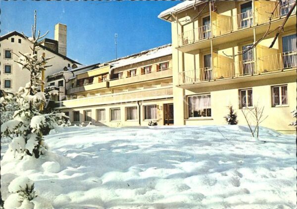 Bad Faulenbach Sanatorium Notburgaheim im Winter Kneip