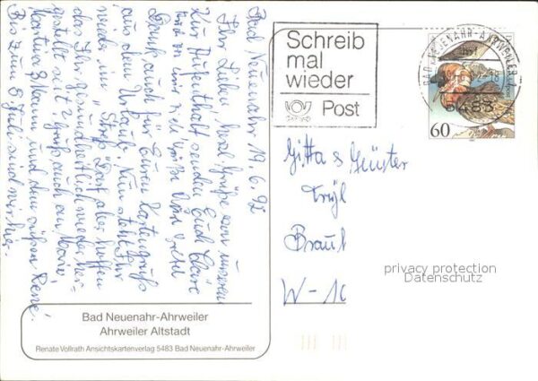 Ahrweiler Ahr Altstadt Fachwerkhäuser Fussgängerzone – Bild 2