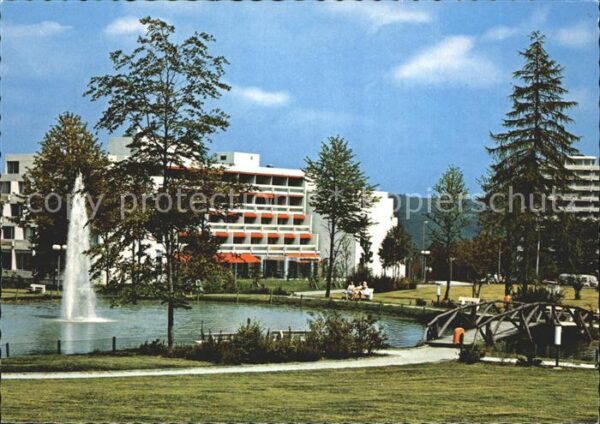 Lahnstein Klinik Lahnhöhe Teich Fontäne
