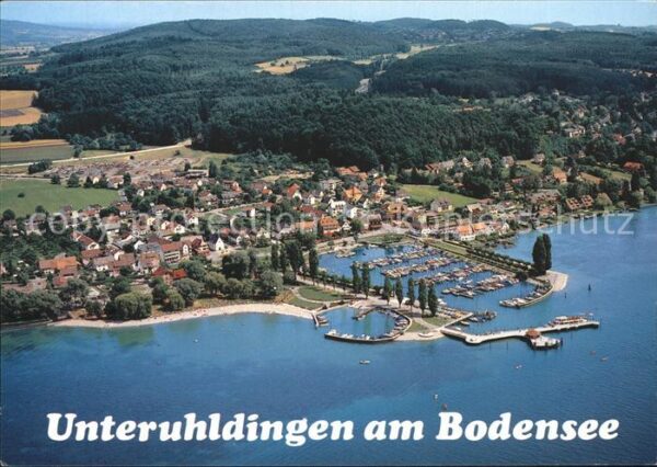 Unteruhldingen Bodensee Hafen Fliegeraufnahme