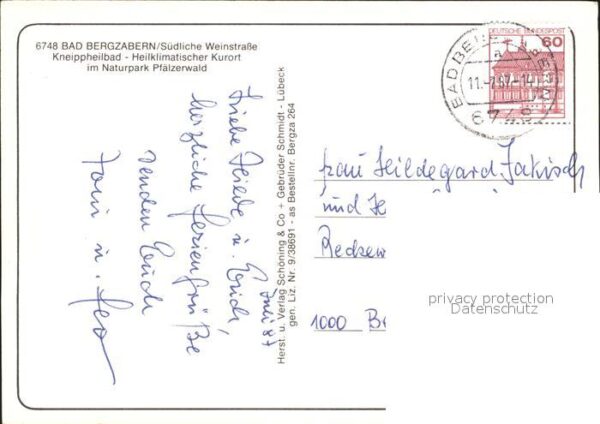 Bad Bergzabern Kneippheilbad Heilklimatischer Kurort N – Bild 2