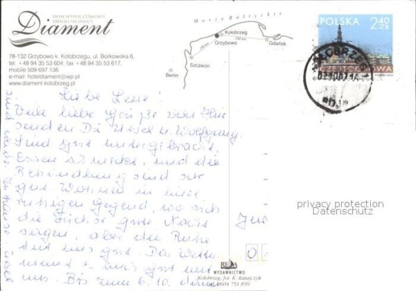 Grzybowo Kolobrzeg Dom Wypoczynkowy Erholungshaus Diament – Bild 2