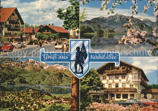 Kochel See Dorfstrasse Herzogstand Alpenhotel Schm