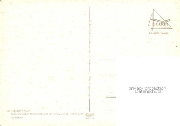 Freudenstadt Kurbähnle Heilklimatischer Höhenluftkur – Bild 2