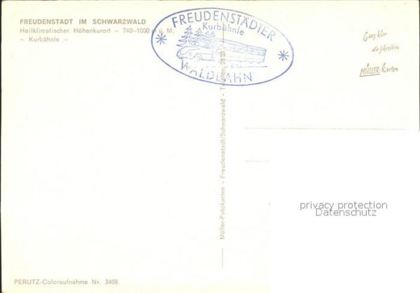 Freudenstadt Kurbähnle Heilklimatischer Höhenluftkur – Bild 2