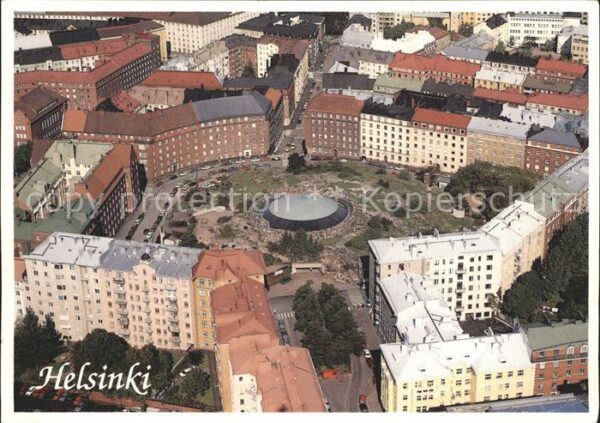 Helsinki Temppeliaukio Church Kirche Fliegeraufn