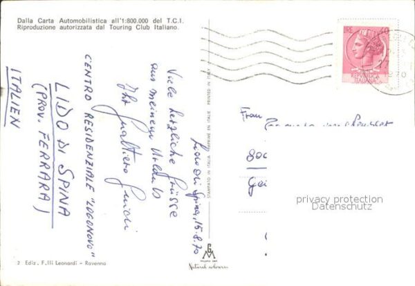 Lido di Spina Carta Automobilistica Strand Hotel – Bild 2