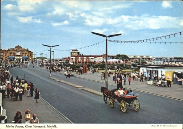 Great Yarmouth Marine Parade Pferdekutsche