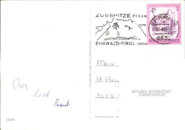 Ehrwald Tirol Wegweiser Zum Zugspitzdorf Dorfkirche W – Bild 2