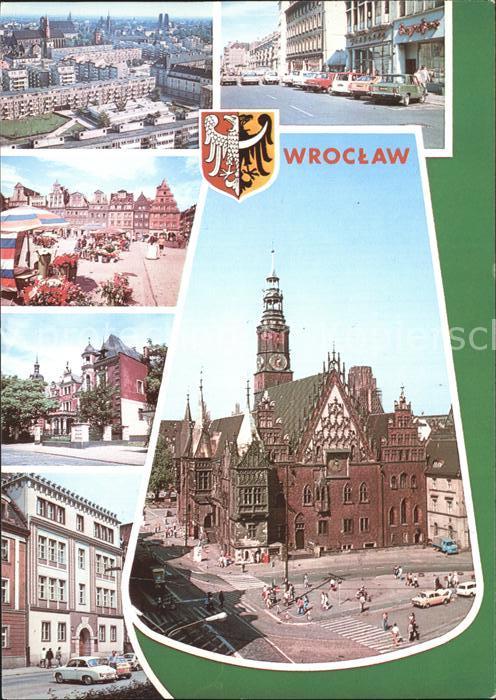Wroclaw Rathaus Markt Museum Strassenpartie