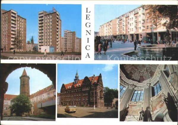 Legnica Ulica Rynku Zamek Piastowski Mauzoleum
