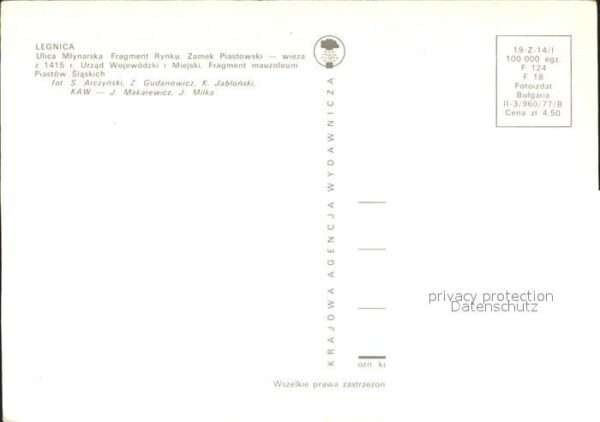 Legnica Ulica Rynku Zamek Piastowski Mauzoleum – Bild 2