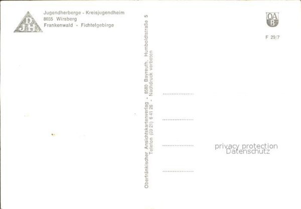 Wirsberg Jugendherberge Kreisjugendheim Frankenw – Bild 2