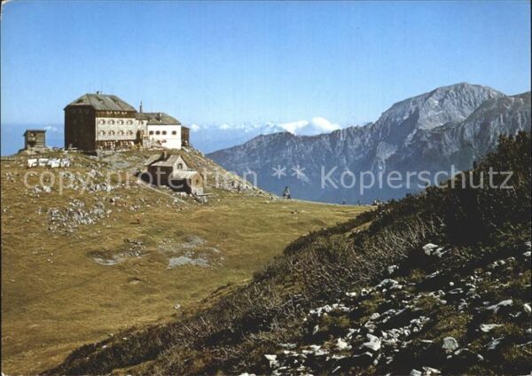 Watzmannhaus Berghaus Blick zum Hohen Göll Berchtesg