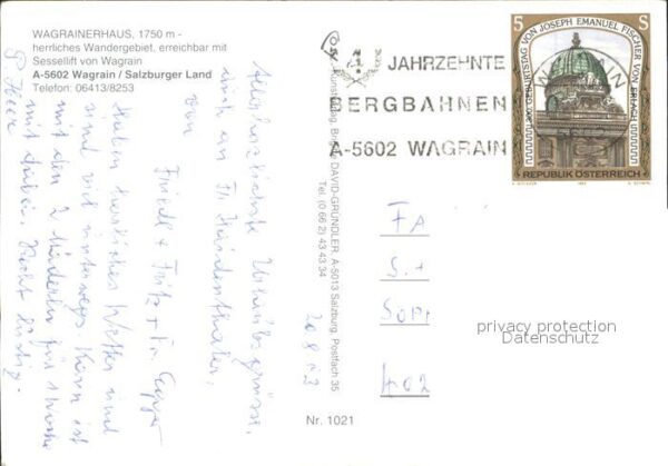 Wagrain Salzburg Wagrainerhaus Wandergebiet Alpenpanoram – Bild 2