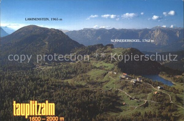 Tauplitzalm Alpenpanorama Lawinenstein Schneiderkog