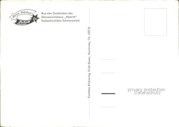 Sasbachwalden Gaststube Sternenwirtshaus Hohritt – Bild 2