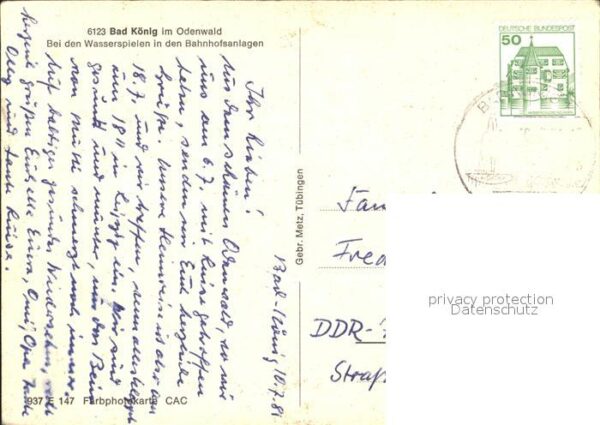 Bad Koenig Odenwald Wasserspiele Bahnhofsanlagen – Bild 2