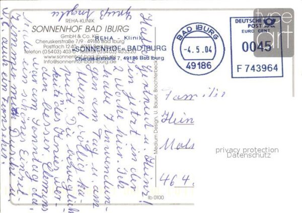 Bad Iburg Reha Klinik Sonnenhof – Bild 2