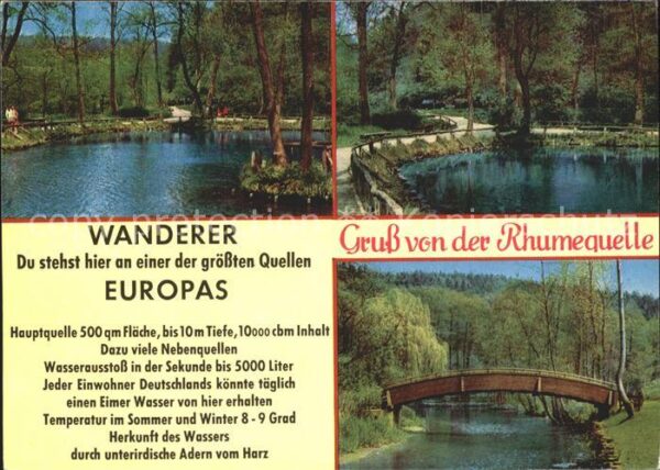 Rhumspringe Rhumequelle eine der grössten Quellen E