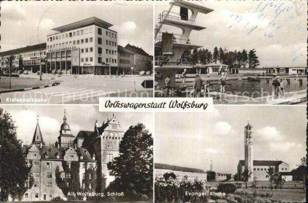 Wolfsburg Kreissparkasse Schwimmbad Schloss Ev Ki