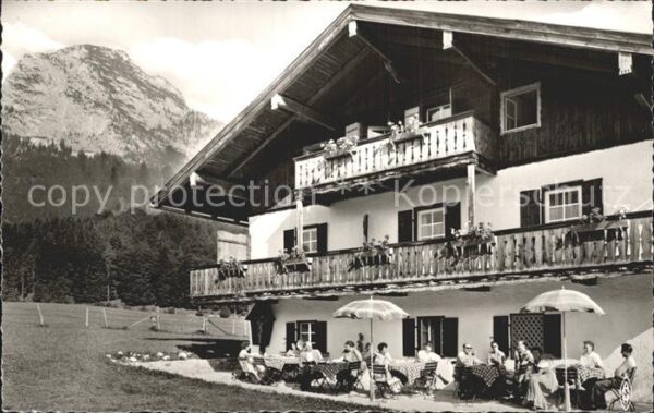 Berchtesgaden Gasthof Terrasse