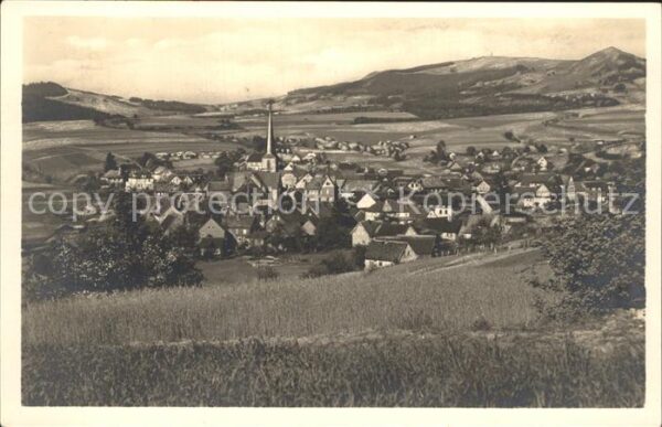 Poppenhausen Wasserkuppe mit Pferdskopf Fliegeraufnahme