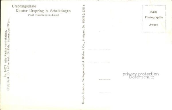 Schelklingen Urspringschule Kloster Urspring Flieger – Bild 2