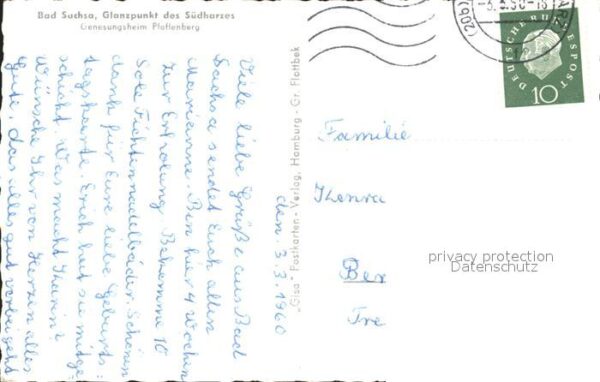 Bad Sachsa Harz Genesungsheim Pfaffenberg – Bild 2