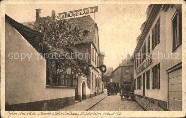 Ruedesheim Rhein Gasthaus zum Felsenkeller