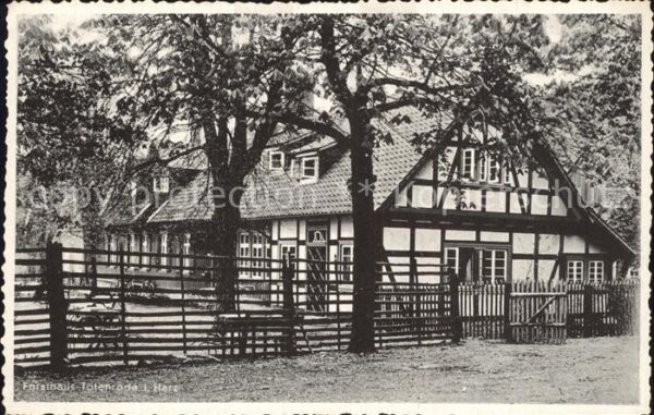 Harz Forsthaus Totenrode