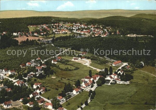 Hahnenklee-Bockswiese Harz Fliegeraufnahme