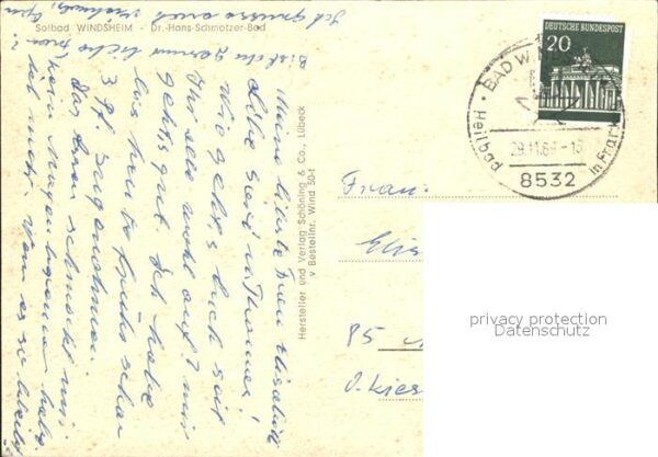 Bad Windsheim Dr Hans Schmotzer Bad – Bild 2