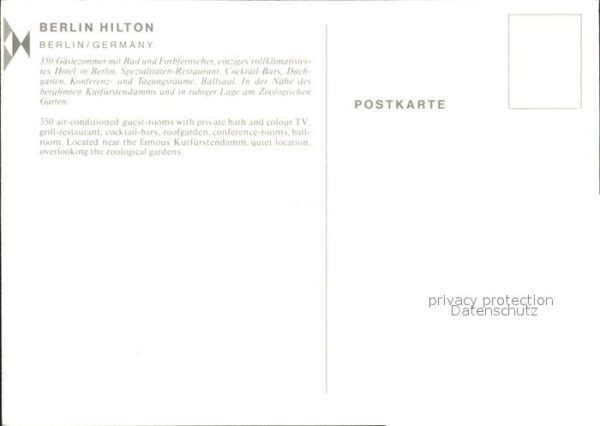 Berlin Hilton Hotel – Bild 2