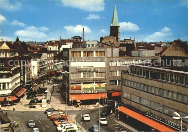 Hamm Westfalen City mit Weststrasse