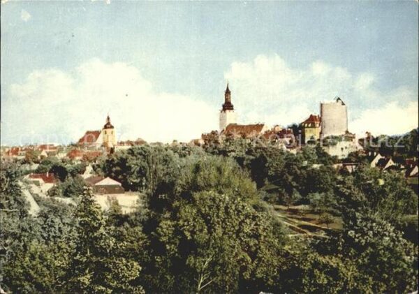 Querfurt Teilansicht mit Burg und Kirche
