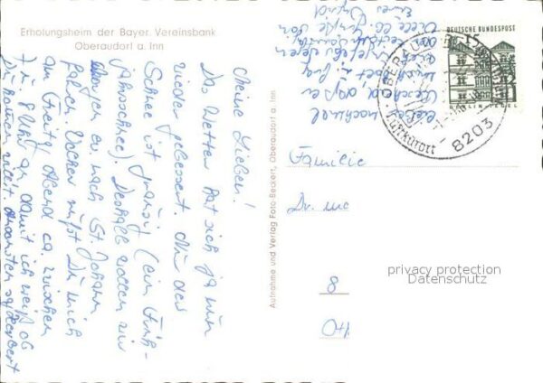 Oberaudorf Erholungsheim der Bayer Vereinsbank – Bild 2