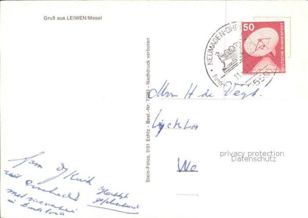 Leiwen Bernkastel-Wittlich Moselpartie Fliegeraufnahme – Bild 2