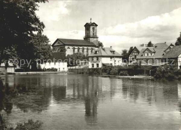 Graefinau-Angstedt Pfarrkirche Teich